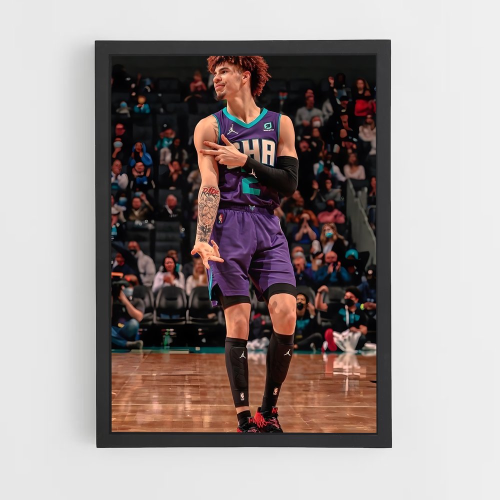 Poster Lamelo ball – affiche Basketball (vue 2)